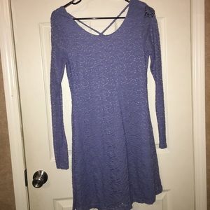 Knee high long sleeve dress